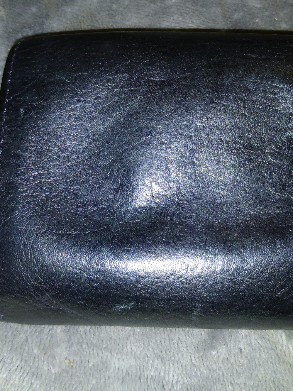 2 Mens Leather Wallets Trifold and Bifold Black. Like New - Picture 3 of 14